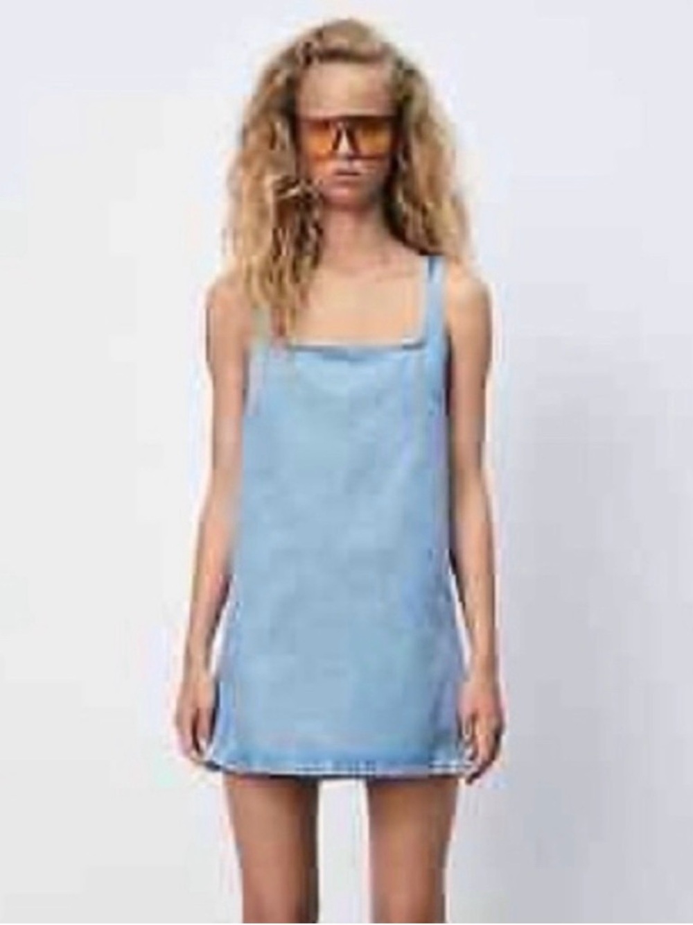 Zara Blue Denim Dress